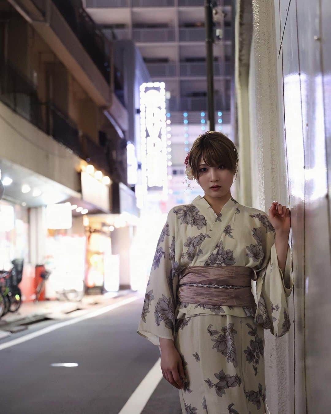 安納サオリのインスタグラム：「8月も終わり。 夏らしいこと何にもしてないから浴衣だけでも。 あ、夏らしいことしたわ。 試合でいっぱい汗出た～  9月もよろしくねっ  #浴衣 #安納サオリ #プロレス  #プロレスラー #滋賀県 #夏」