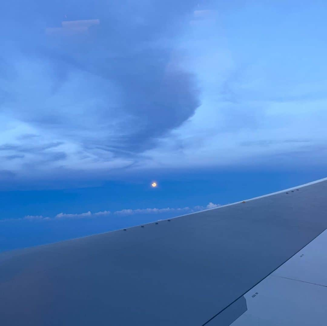 福西崇史さんのインスタグラム写真 - (福西崇史Instagram)「. スーパーブルームーン🌕 . 前日でも、この空の明るさでも、 この存在感🌕 好きだわ〜🤣w . #スーパームーン #ブルームーン #満月 #飛行機からの景色 #素敵写真」8月31日 23時07分 - takashi_fukunishi