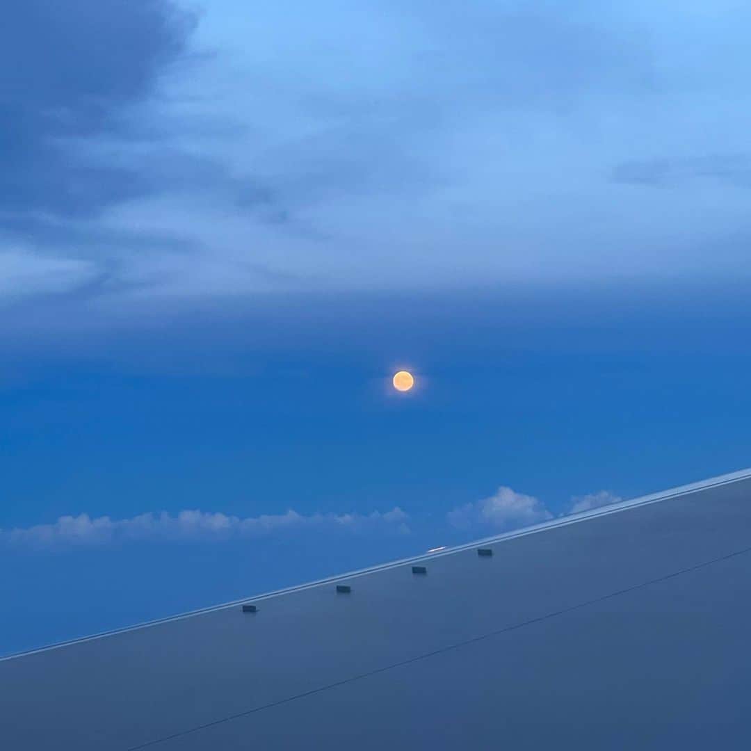 福西崇史さんのインスタグラム写真 - (福西崇史Instagram)「. スーパーブルームーン🌕 . 前日でも、この空の明るさでも、 この存在感🌕 好きだわ〜🤣w . #スーパームーン #ブルームーン #満月 #飛行機からの景色 #素敵写真」8月31日 23時07分 - takashi_fukunishi