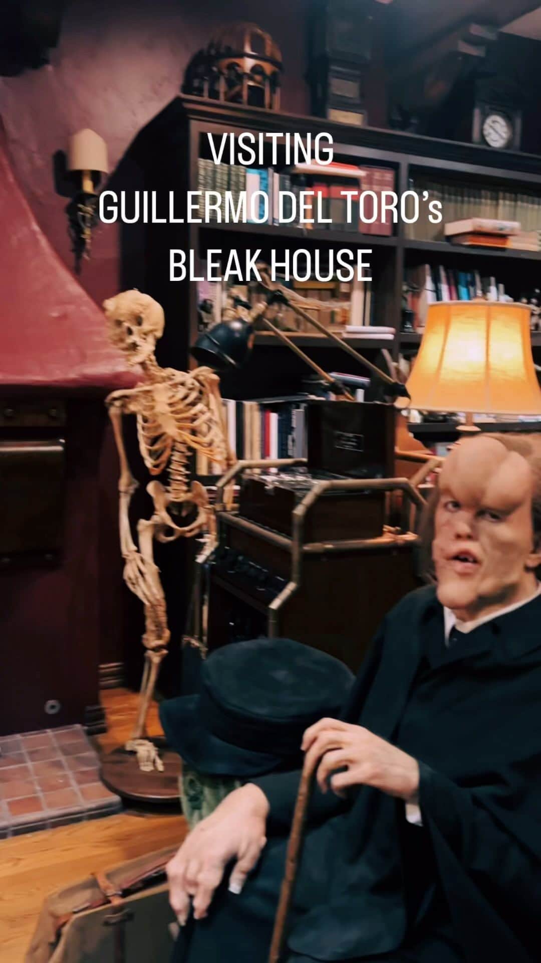 ジェームス・ジーンのインスタグラム：「I was shaken by what I witnessed yesterday at Bleak House. As @gdtreal gave me a tour, I surreptitiously took some video so that I could have some evidence of this fever dream. These images barely reveal the full bleakness of this house and its multitudinous layers…」