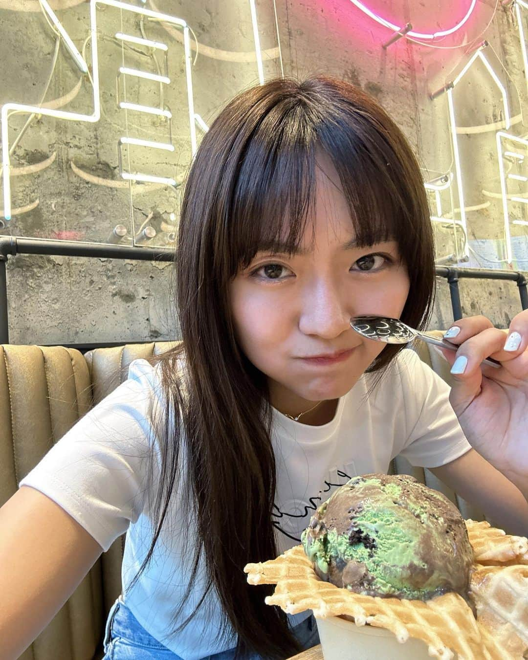 豊田留妃さんのインスタグラム写真 - (豊田留妃Instagram)「夏の終わりが近づいてきてて 寂しいネ 韓国の思い出 何もかも美味しいし、どこもかしこもかわいかった  #韓国 #旅行」9月1日 0時24分 - runstagram_717