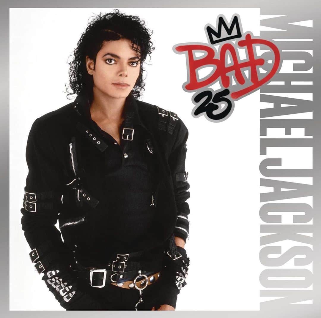 マイケル・ジャクソンのインスタグラム：「Annie Zaleski’s Salon Magazine review of “Bad”, written for the album’s 25th anniversary, asserts that Michael beats “Thriller” by “bravely baring his soul and taking new risks.”  She also writes that “More impressive, Jackson ended up writing and composing nine of the 11 songs on ‘Bad’ by himself, a staggering figure when compared to today’s pop-music-by-committee culture. As a result, ‘Bad’ gave the notoriously reticent Jackson a chance to assert himself as a songwriter with mature desires.  If ‘Thriller’ made him a global phenomenon, ‘Bad’ made him an adult.” “Bad” was released on this date in 1987, a perfect time to enjoy the album again – hit the link in stories to listen now.」