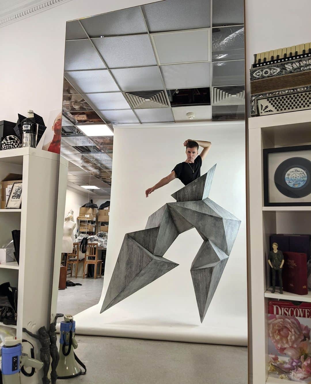 AnOther Magazineのインスタグラム：「Happy birthday to visionary designer @garethpughstudio 🎈⁠ ⁠ “Systems are set up to benefit very few. People don’t like to be rocked. They don’t like their secure foundations to be questioned,” Pugh told @nick_knight in our Autumn/Winter 2020 issue. “There’s a point when you realise that rather than trying to organise from the top down, if you start organising from the bottom up, through communities, it has more longevity.”⁠ ⁠ Read the conversation in which Pugh unpacks his own definitions of beauty at the link in bio 📲⁠ ⁠ 📸 Self-portrait by @garethpughstudio⁠ ⁠」