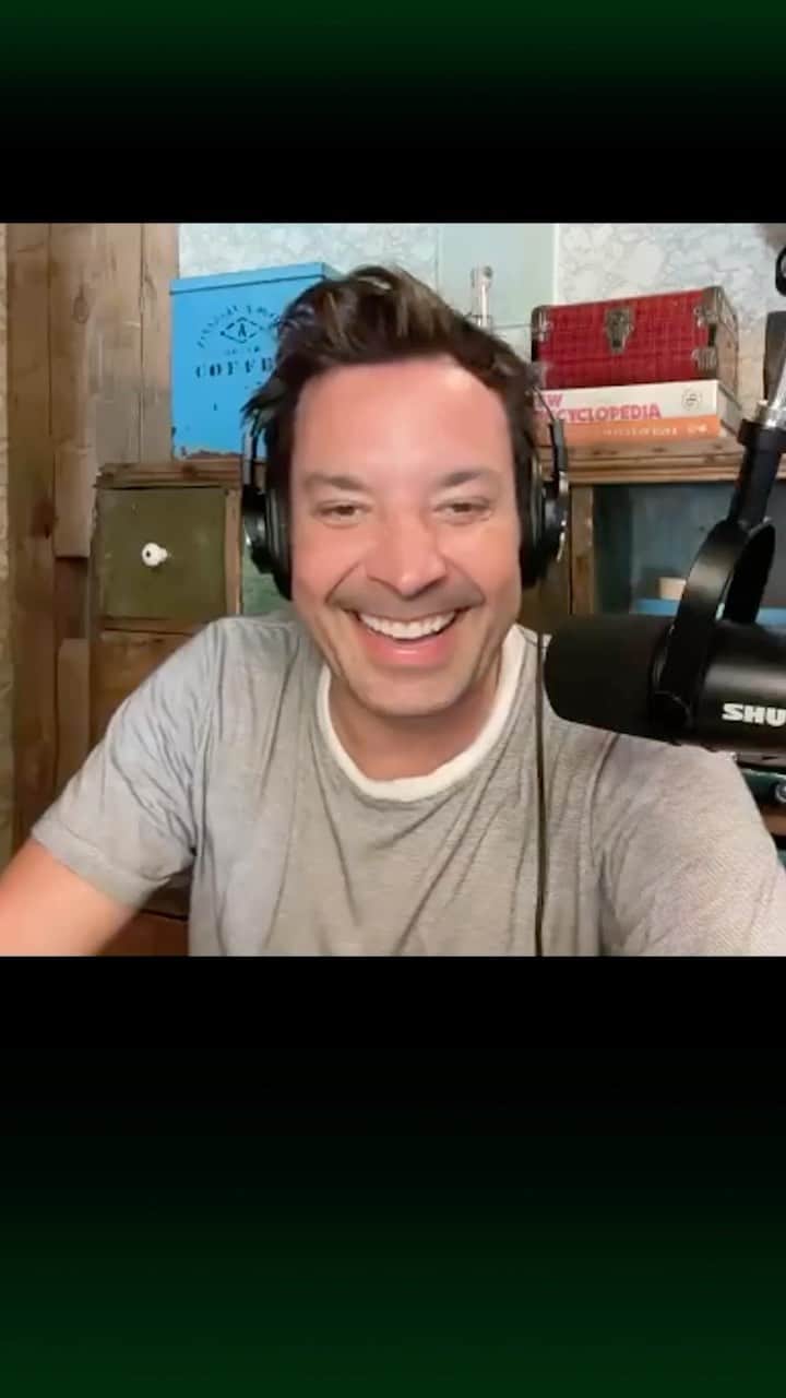のインスタグラム：「Jimmy & Jimmy go on a fishing trip! 🎣🏞️  Listen to episode one on @Spotify or wherever you get podcasts.  @JimmyFallon @JimmyKimmel @StephenAtHome @SethMeyers #JohnOliver #StrikeForceFive」