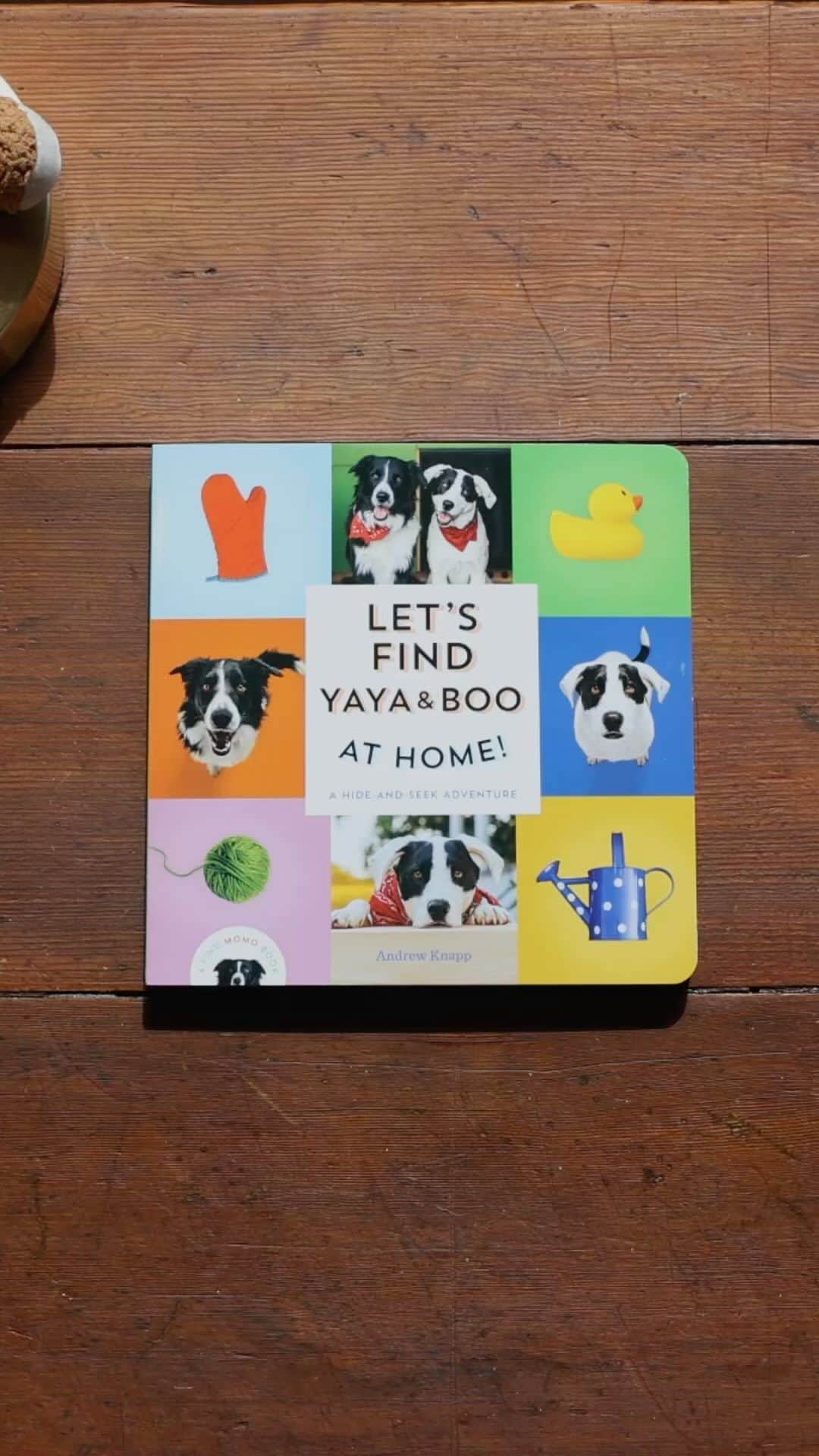 Andrew Knappのインスタグラム：「An absolute joy to make, and hopefully a joy to read. Let’s Find Yaya & Boo At Home! is out in the world! What do you think!? What’s your kid’s favourite page? And equally as important: what’s your favourite page?  My first book without Momo, my first book with Yaya. Another expression of the countless ways we can honour the ones we’ve lost and love the ones we have.」