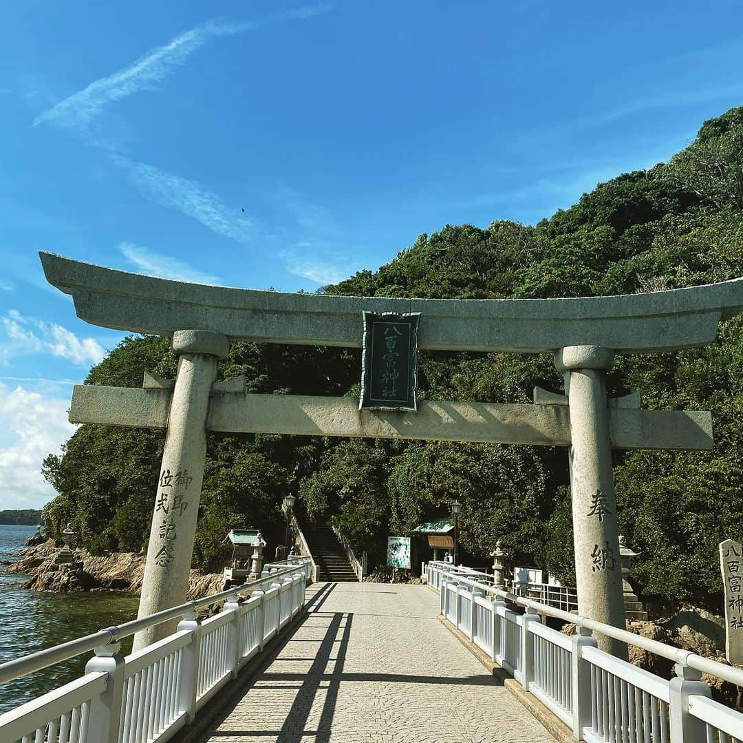 日比野玲さんのインスタグラム写真 - (日比野玲Instagram)「毎度〜！  #八百富神社 #竹島橋  #蒲郡クラッシックホテル  #スーパームーン  #あるね」9月1日 15時25分 - aquilano_hibino