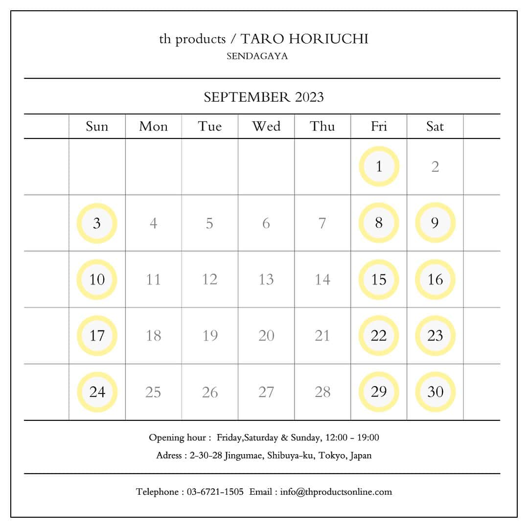 TARO HORIUCHIのインスタグラム