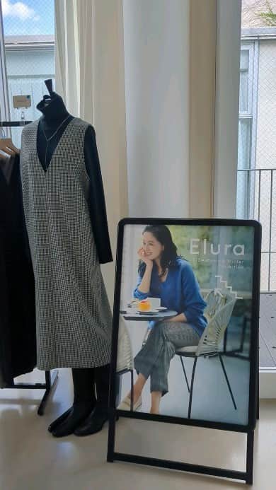 小野恵美のインスタグラム：「Elura2023aw展示会　@elura_official   動画もたくさん撮っていただいたのでリールも作ってみました🥰  いつもありがとうございます✨✨  くるみちゃん ゆかりさん、しょうこさん🩷 @kurumipan17 @yukari_t0209  @shoko_92   ファッションライターの高橋奈央さん @naosuke0807  にもお会いできて、お話もできて楽しいお時間でした😍  #エルーラ #Elura #大人の悩みに効くコーデ  #LEEキャラクター #30代ファッション」