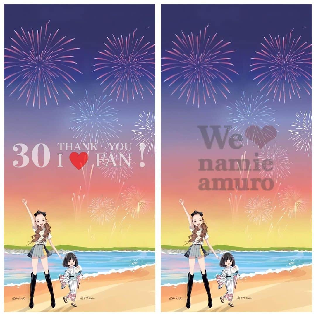 安室奈美恵　ファンアカウントのインスタグラム：「9月の待受作りました⸜❤︎⸝‍  9月は奈美恵月間って事で今月は沢山投稿していこうと思ってます😆🩵  アムラーさんが個々の楽しみ方で奈美恵月間を盛り上げていけたら素敵ですね🫶🏽  待受は編集が結構大変だったので 沢山のアムラーさんに使って貰えたら嬉しいです⸜❤︎⸝‍ 画像はストーリーにあげときます🥰 画面長押し▶︎スクショでスマホのサイズに合わせて使って下さい🙌🏽 2種類2サイズあります💡  #安室奈美恵#安室奈美恵待受#namieamuro #amuronamie #奈美恵月間#安室ちゃん好きな人と繋がりたい #今月もよろしくお願いします🩵」