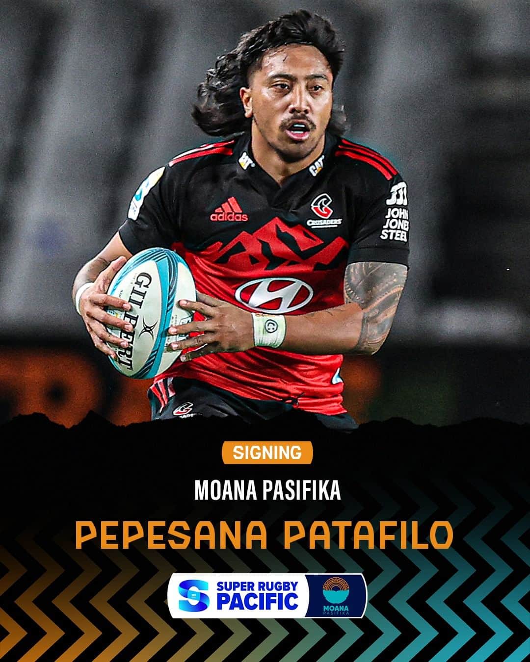 Super Rugbyのインスタグラム：「Pepesana Patafilo signs on with @moanapasifika through to 2025 📝  #SuperRugbyPacific」