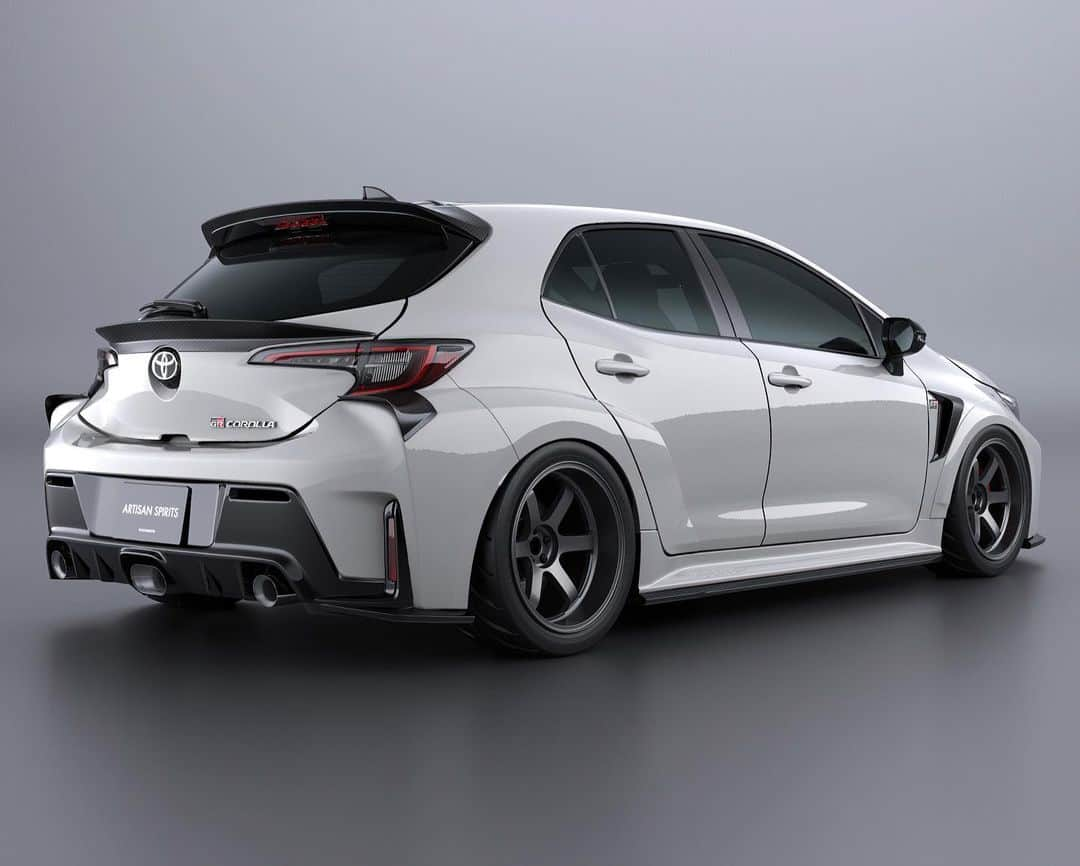 Spirits Artisanさんのインスタグラム写真 - (Spirits ArtisanInstagram)「New ARTISAN SPIRITS Black Label GR Corolla coming soon! New body kit for New GR Corolla coming soon!  -Front under spoiler(FRP/CFRP) -Front side fin(FRP/CFRP) -Front fender garnish(FRP/CFRP) -Front fender arch(FRP) -Side under Diffuser(FRP/CFRP) -Roof spoiler(FRP/CFRP) -Rear gate spoiler(FRP/CFRP) -Rear side diffuser(FRP/CFRP) -Rear fender diffuser(FRP/CFRP)  Car will debut on SEMA Show2023! Pre order start with authorized dealer and stay tune for More update!  USA : @evasivemotorsports @butlertire Canada : @advanced_auto_salon @otto.auto.service China : @bond_china Hong kong : @nigeljdmparts Taiwan : #車庫小舗 Russia : @suv.project Kazakhstan : @spoiler.kz Indonesia : @premierautowerkz Philippine : @jworksunlimited @artisanspiritsph Singapore : @mwsautoworks Thailand : @prodriveshop India : @racetechindia Malaysia : @donloh2007 Bahrain : @kanooperformance Kuwait : @hamad_skyline UK : @streettracklife Australia : @import_monster @traum06996 @car_life_staff @sunyard @bondosaka #bondourawa @bondtokyo @bond_omiya @bondoiimura @ysr0443 @cs.forme_1 @office_k_tokyo @artisanspiritsusa @artisan.ceravi @artisanspiritsph @artisantaiwan @artisan.nobu @artisan_spirits_canada @artisanspirits_uk #artisanspirits #artisan #asms #GR #corolla #grcorolla #grcorolla #toyotagr #gazooracing #toyota #grc #grfour #sema2023 #corolla #toyotagrcorolla #toyotacorolla #awd #turbo」9月1日 7時55分 - artisan_spirits