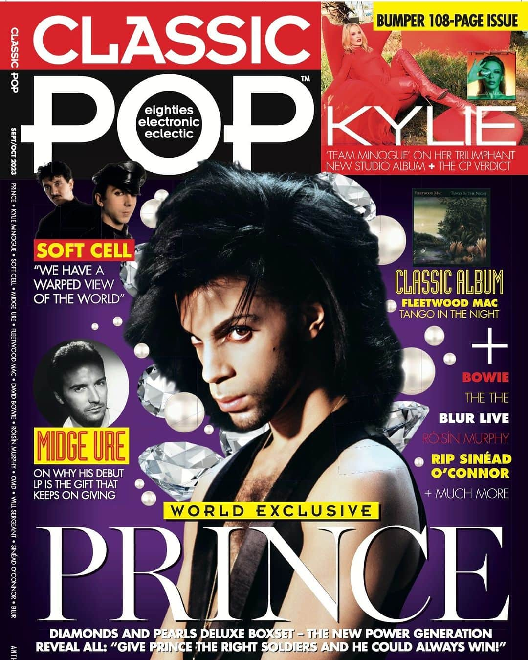 プリンスのインスタグラム：「Today sees the release in the UK of an 8-page cover feature in Classic Pop magazine. Read all about the DIAMONDS AND PEARLS reissue, with interviews from NPG bandmates Michael Bland and Tony M, sound engineer Michael Koppelman, and the Prince Estate's Charles Spicer and Duane Tudahl.  Pre-order the 7CD + Blu-ray or 12LP + Blu-ray Super Deluxe Edition on the Prince Store now.」