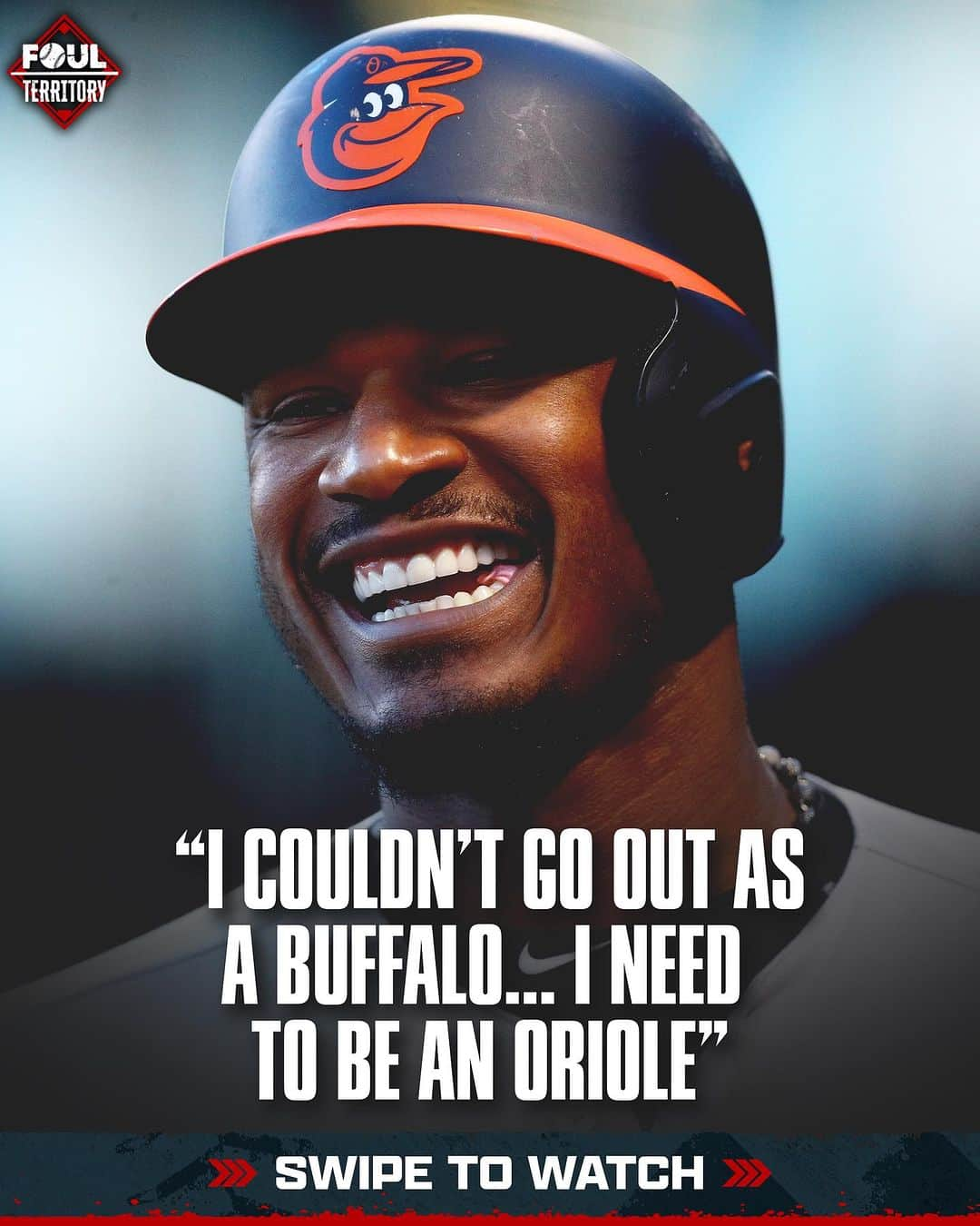 アダム・ジョーンズのインスタグラム：「@simplyaj10 will officially retire as an Oriole on Sept. 15 🎉」