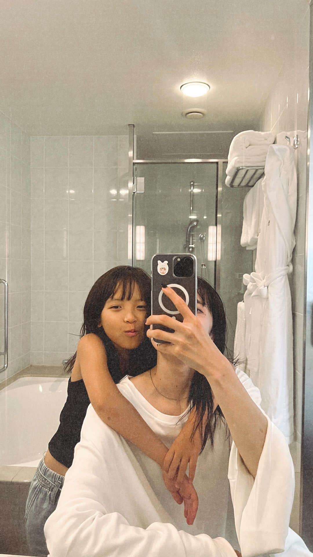 船越陽子のインスタグラム：「たれめちゃんの夏2023👧🏽🎀」