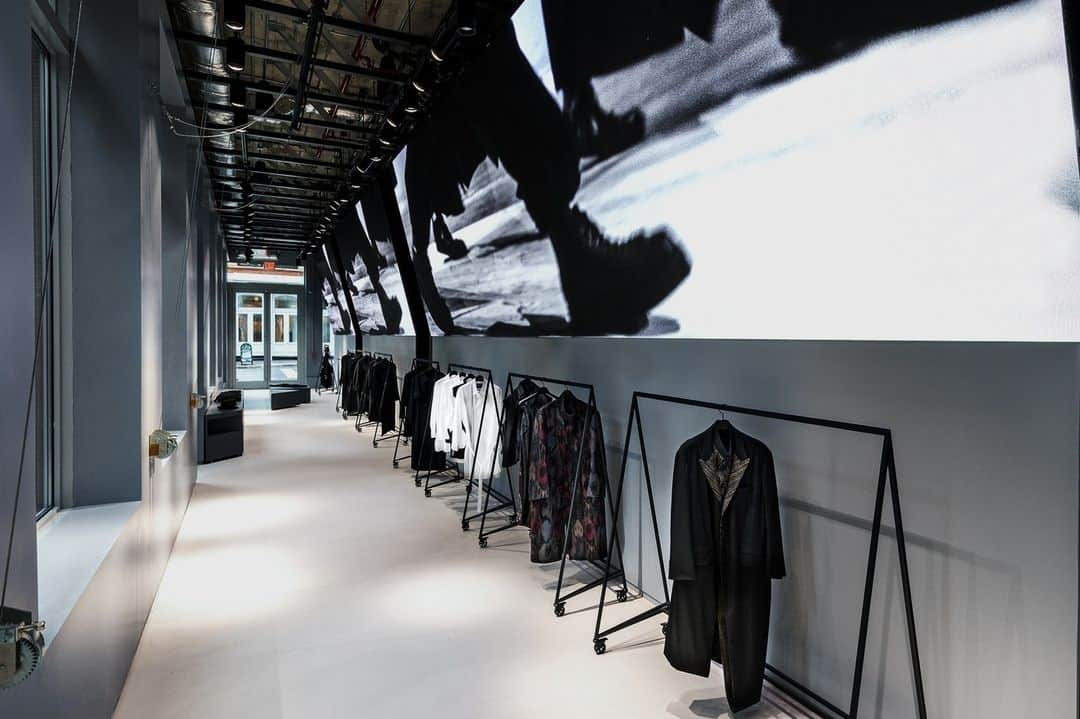 山本耀司のインスタグラム：「Yohji Yamamoto Inc. opens a new concept boutique "Yohji Yamamoto New York Wooster" in Soho district of New York City on September 1st, 2023⁠ ⁠ 52 Wooster Street, New York, NY 10013 ⁠ @yohjiyamamoto_newyork⁠ ⁠ #YohjiYamamotoNewYorkWooster ⁠ #YohjiYamamotoPOURHOMME⁠ #YohjiYamamoto ⁠」