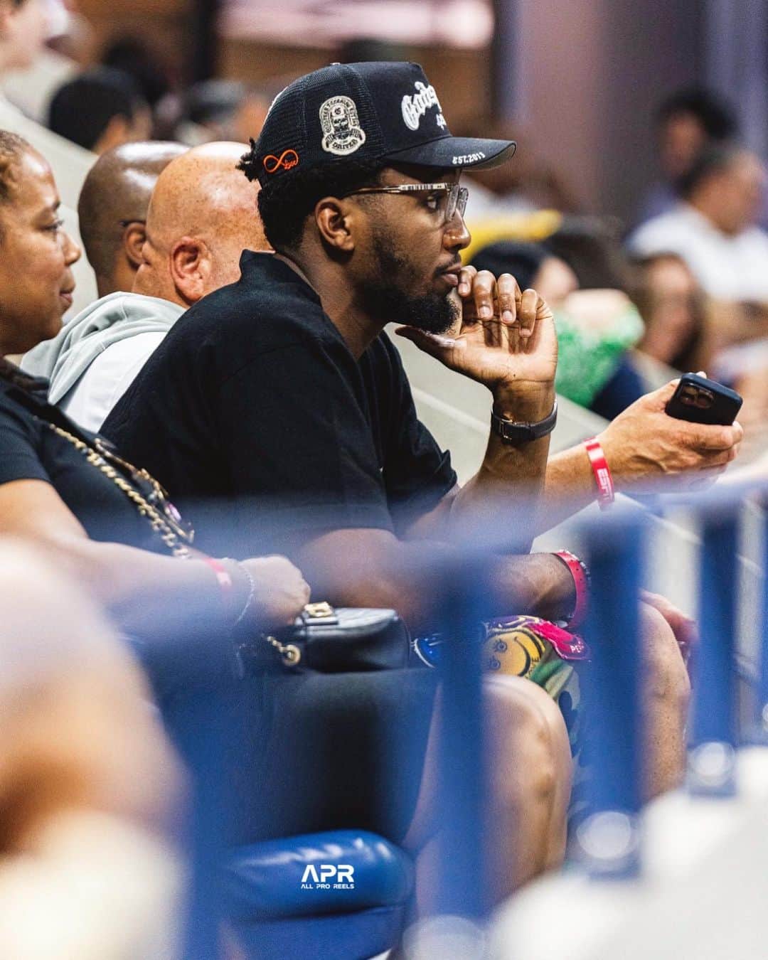 フランシス・ティアフォーさんのインスタグラム写真 - (フランシス・ティアフォーInstagram)「Night session Ashe is always special. Appreciate the love nyc. Let’s keep it pushing. See y’all tomorrow round 3 tones. #lockedin🔐 #godspeed✊🏿  Photo credz 📸: @allproreels」9月1日 10時51分 - bigfoe1998