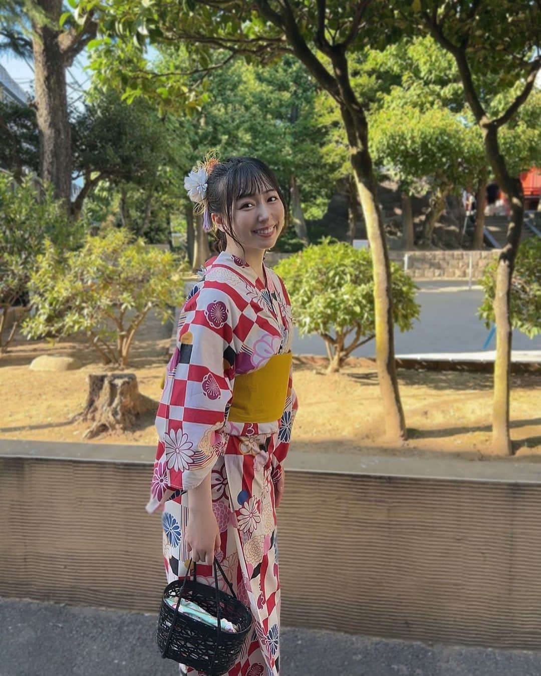 熊谷知花のインスタグラム：「9月になったね🌾  まだ載せていない夏の画像いっぱいあるので、9月も夏写真たくさん載せていきます（笑）」