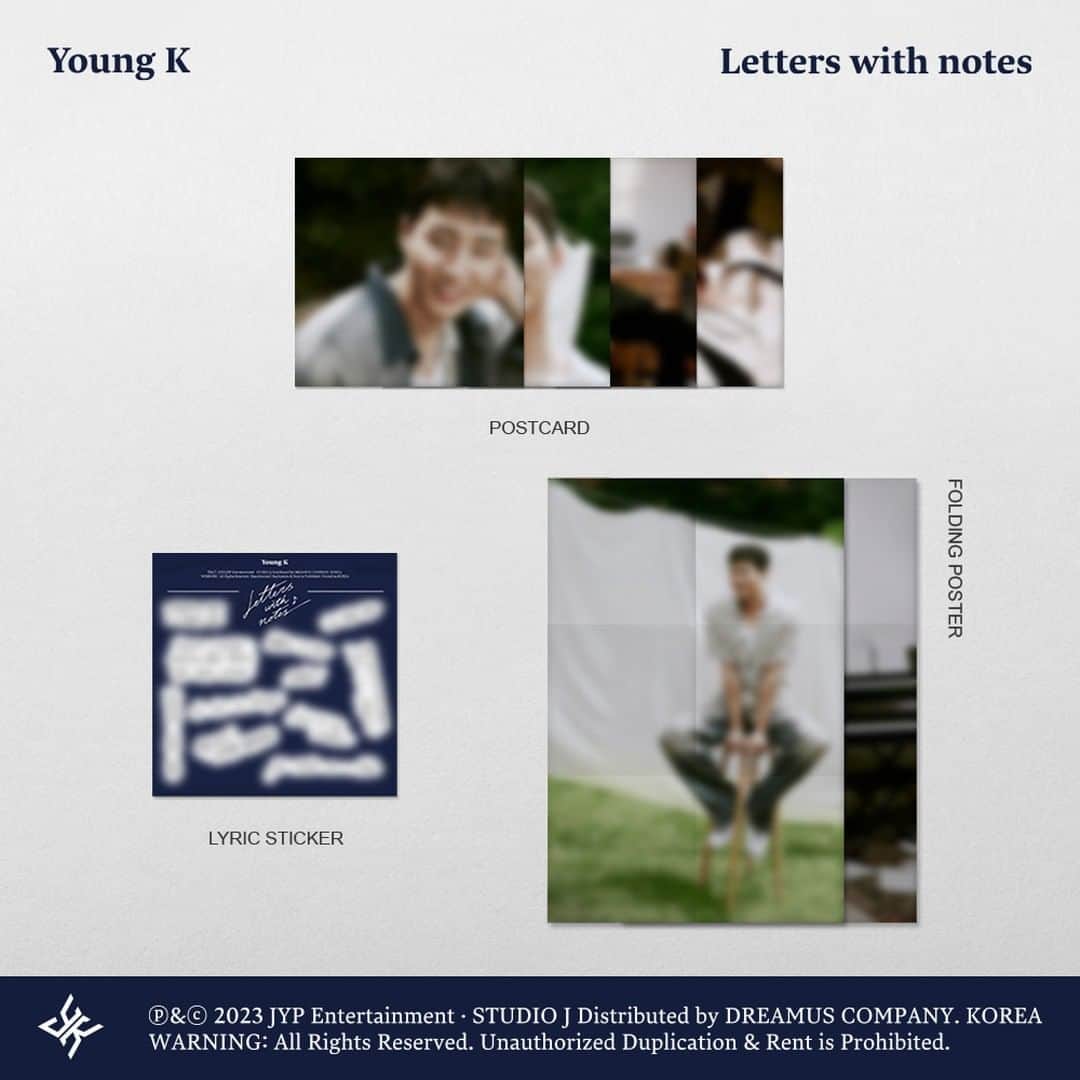 DAY6さんのインスタグラム写真 - (DAY6Instagram)「ㅤ Young K 1st Full Album <Letters with notes>  Album User Guide & Pre-Order  💿DIGIPACK ver.   ALBUM RELEASE 🔽 2023.09.04 6PM (KST) 🎼 TITLE "이것밖에는 없다"  #DAY6 #데이식스 #YoungK #Letters_with_notes #이것밖에는_없다 #JYP  @from_youngk」9月1日 13時30分 - day6kilogram