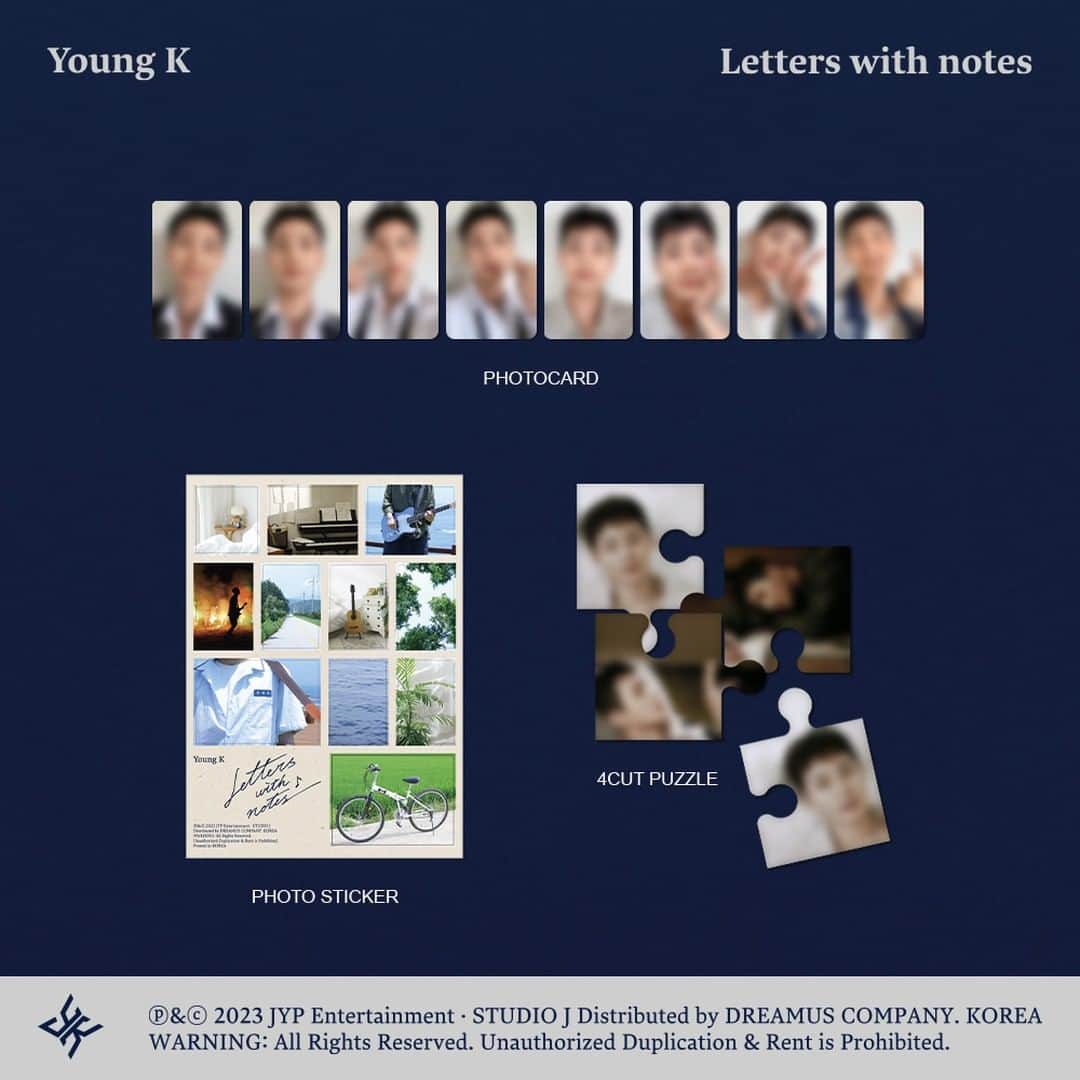 JYPエンターテインメントさんのインスタグラム写真 - (JYPエンターテインメントInstagram)「ㅤ Young K 1st Full Album <Letters with notes>  Album User Guide & Pre-Order  💿STANDARD ver.   ALBUM RELEASE 🔽 2023.09.04 6PM (KST) 🎼 TITLE "이것밖에는 없다"  #DAY6 #데이식스 #YoungK #Letters_with_notes #이것밖에는_없다 #JYP  @from_youngk」9月1日 13時30分 - jypentertainment