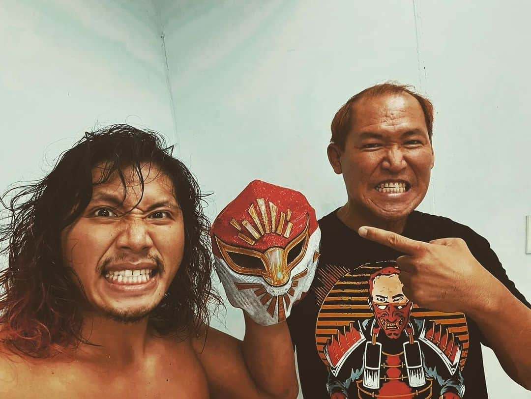 奥村茂雄さんのインスタグラム写真 - (奥村茂雄Instagram)「@timebomb1105 Hiromu Takahashi 🔥 - - #cmll #njpw #arenamexico #hiromutakahashi #高橋ヒロム #kamaitachi #okumura #tifondeosaka」9月1日 13時46分 - okumuracmll