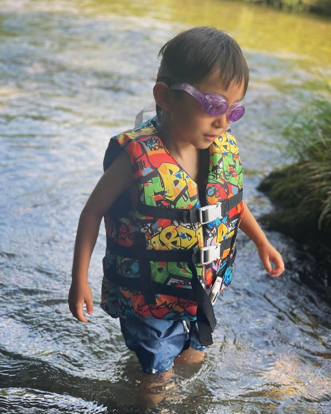 ダーブロウ有紗さんのインスタグラム写真 - (ダーブロウ有紗Instagram)「River〜川  夏休みの思い出①  🩵」9月1日 14時03分 - alisadurbrow