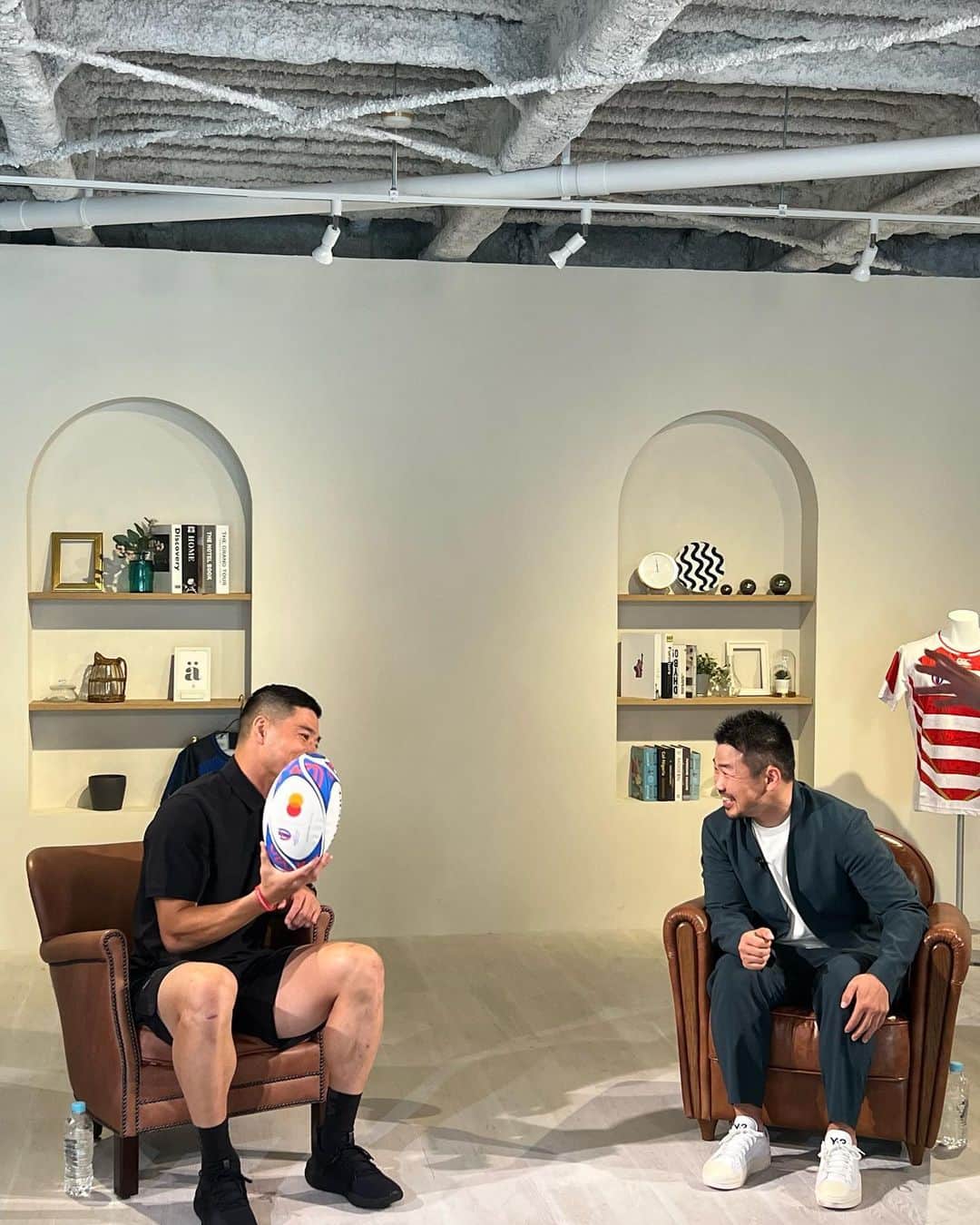 山田章仁のインスタグラム：「㊙️トーク満載🤭 @dazn_jpn  #rwc2023 #sports #rugby #japan #dazn」