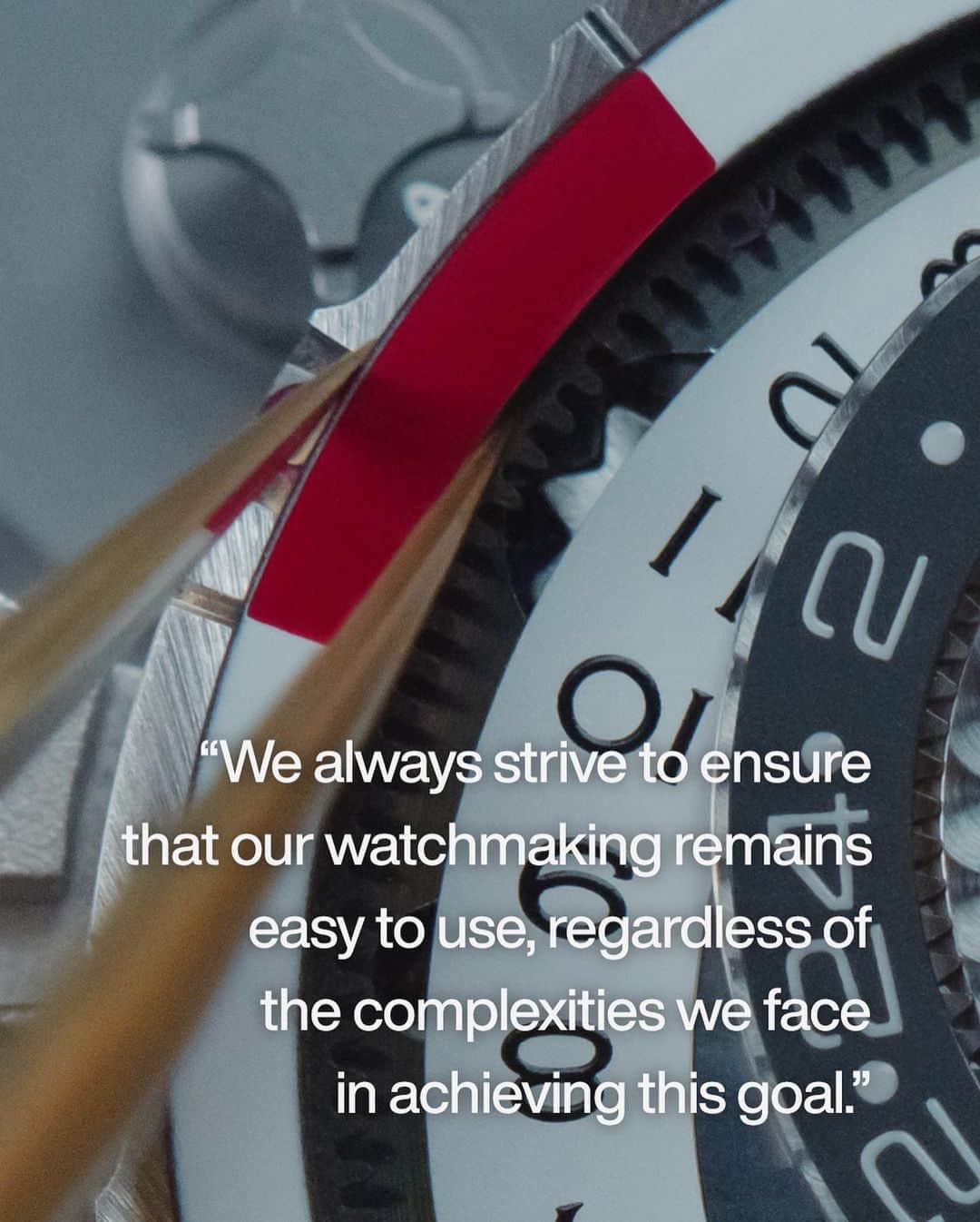 rolexさんのインスタグラム写真 - (rolexInstagram)「We always strive to ensure that our watchmaking remains easy to use, regardless of the complexities we face in achieving this goal. Take our Saros calendar. It equips the Sky-Dweller with an annual calendar using just four gear-trains and two additional gear ratios. And our Ring Command system, enables date, month, local time and reference time to be set using only the rotating bezel and winding crown. Simplicity drives our entire manufacturing process because we know from experience, you never go wrong keeping things simple. #Rolex #Watchmaking #Perpetual」9月2日 0時00分 - rolex