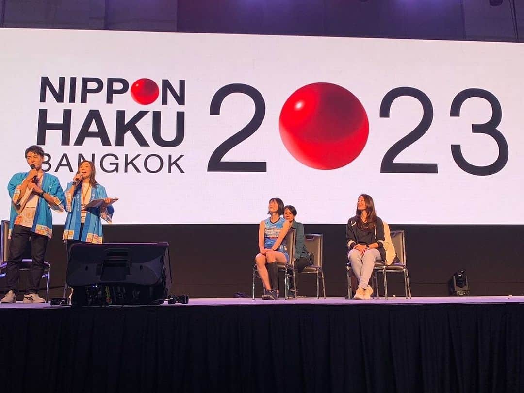 のインスタグラム：「Thank you for having me today @okayamaseagulls 🙏   #NipponHakuBangkok2023」