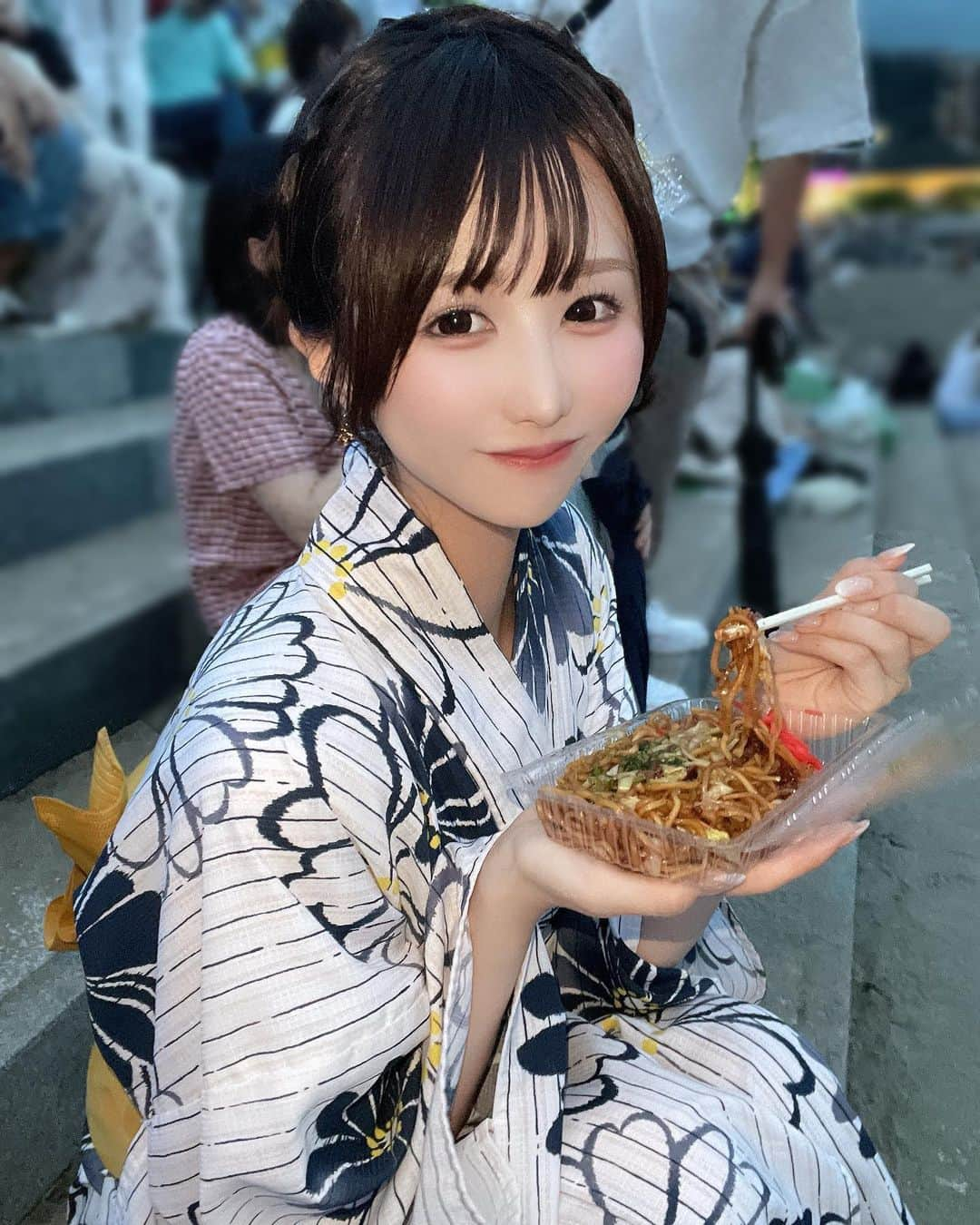 平林萌愛さんのインスタグラム写真 - (平林萌愛Instagram)「もぐもぐ🐹 一緒に食べよ〜〜‪‪❤︎‬」9月2日 0時29分 - __hbysgm