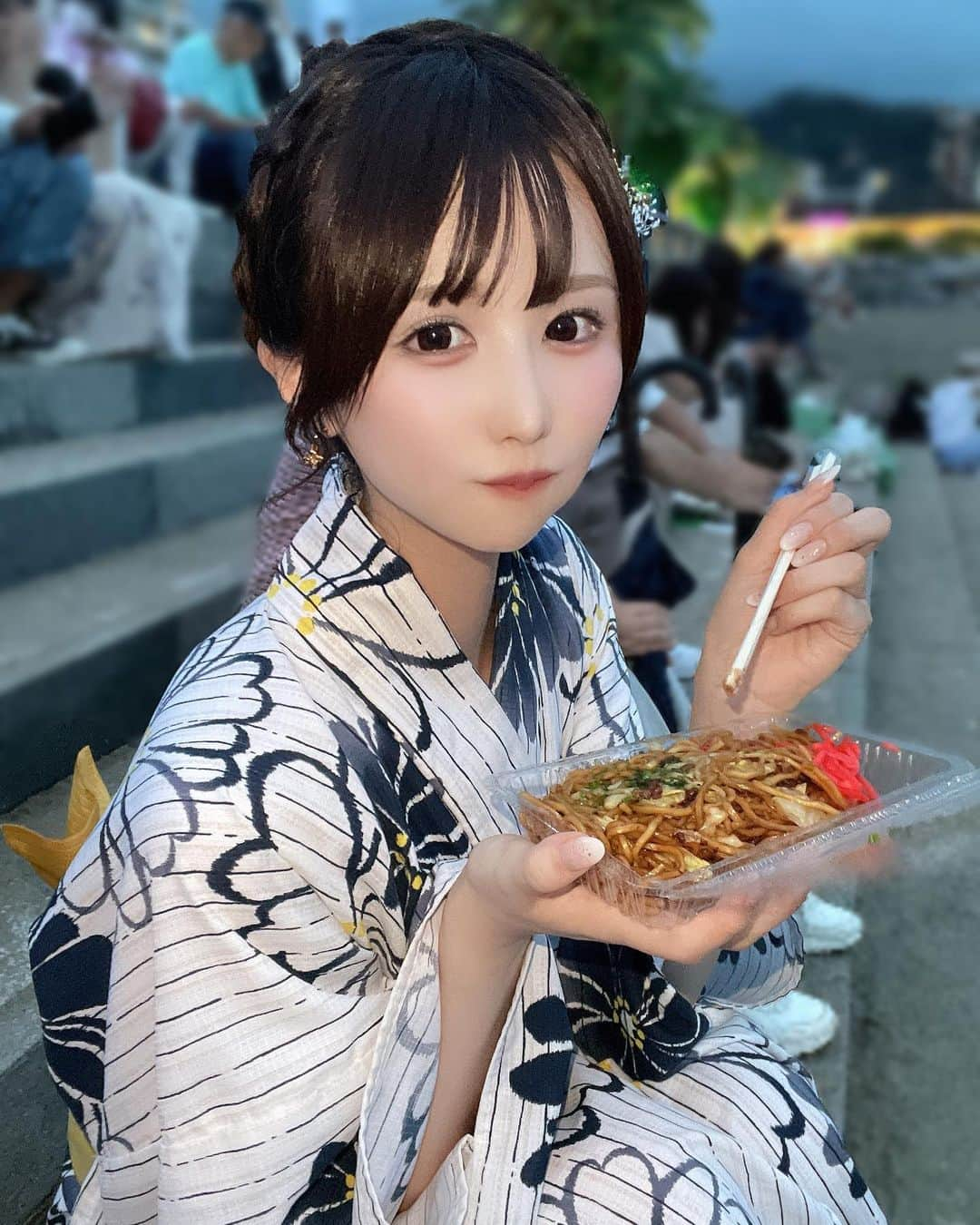 平林萌愛さんのインスタグラム写真 - (平林萌愛Instagram)「もぐもぐ🐹 一緒に食べよ〜〜‪‪❤︎‬」9月2日 0時29分 - __hbysgm