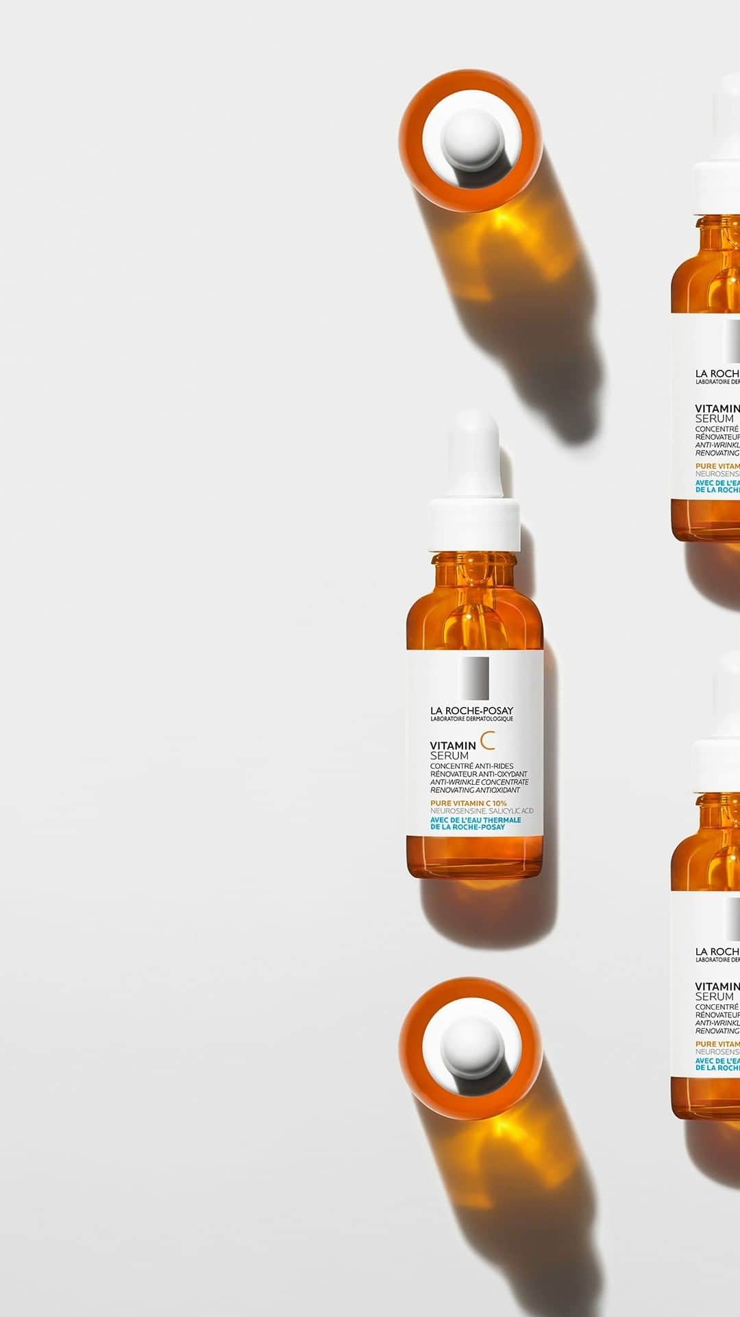 La Roche-Posayのインスタグラム：「These two haven't finished making waves! Sun Protection & Vitamin C are the perfect duo to keep your skin radiant and protected.   All languages spoken here! Feel free to talk to us at anytime. #larocheposay #vitaminC10 #anthelios #serum #sunprotection Global official page from La Roche-Posay, France.」