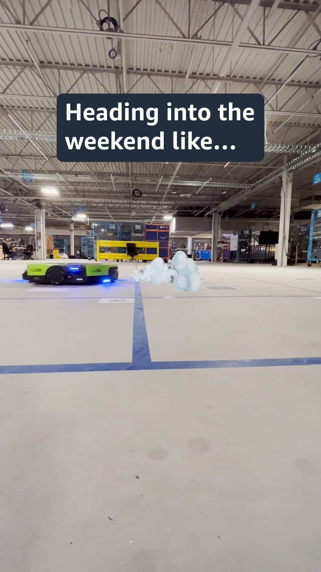 Amazonのインスタグラム：「Who can relate to our robot Proteus? ✋」