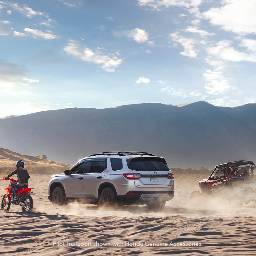 のインスタグラム：「Designed for adventure of all sizes #HondaPilot #HondaTalon」
