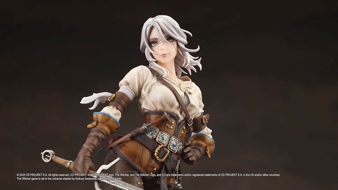 株式会社 壽屋 コトブキヤのインスタグラム：「＼360-Degree Video／ Check out this complete view of THE WITCHER CIRI BISHOUJO STATUE, currently available for pre-order!   https://bit.ly/CiriBishoujo  #WITCHER #ShunyaYamashita #BISHOUJO」