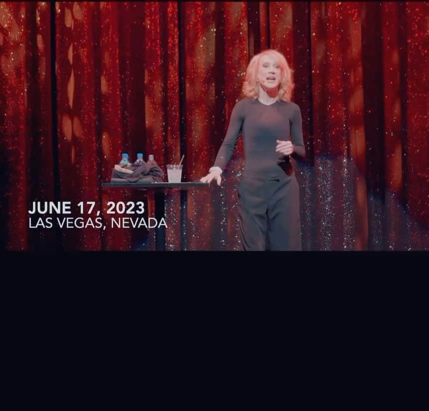 キャシー・グリフィンのインスタグラム：「One month until only my second show in five long years. @themiragelv!  Use me as an excuse for a Vegas getaway. Oh, and it’s also Vegas Pride weekend! Get your tickets now! Link in bio.  #kathygriffin #lasvegas #vegaspride #comedy #funny」