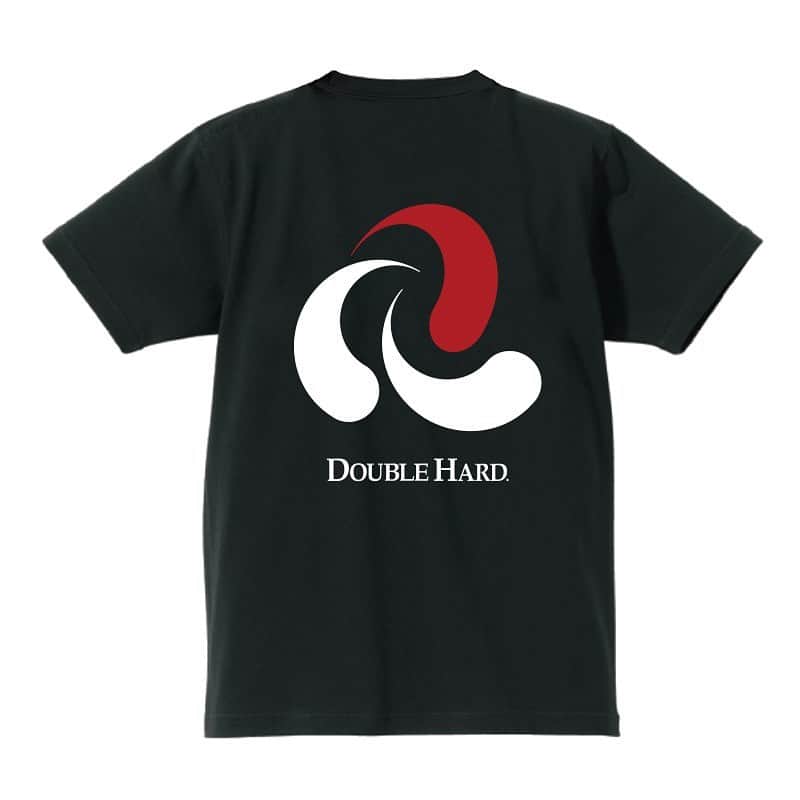 DJ HAZIMEのインスタグラム：「New Arrivals ☑️  Double Hard  2023 Summer   Big Logo T-Shirts  #DoubleHard」