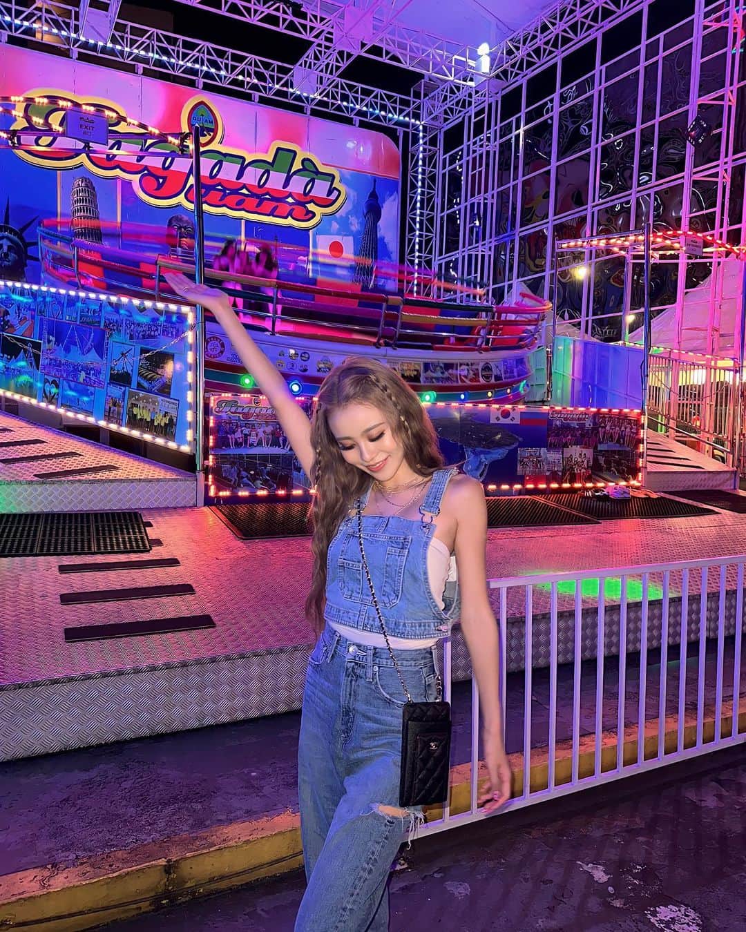 染谷リアナのインスタグラム：「昔から大好きな遊園地🎡💕 グアム行ったら必ず毎日行っちゃう🤣🫶🏻   #tagadaguamu  #guam  #guam旅行」