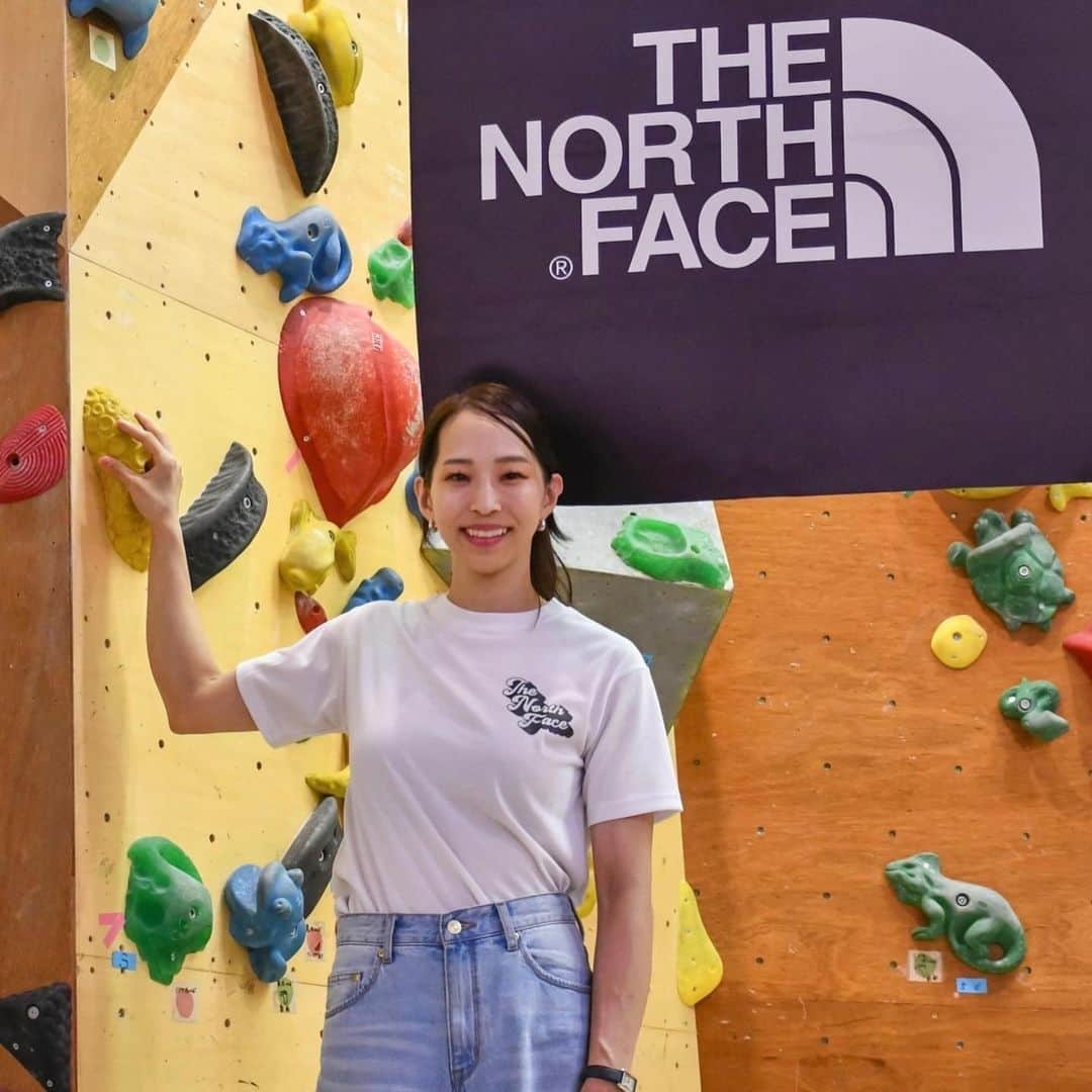 野口啓代のインスタグラム：「THE NORTH FACE×北杜市 山梨県北杜市にあるLOKUBOKUクライミングジムさんでトークショーと講習会を開催させて頂きました🪵  遠方からも沢山の方々が来てくださりとても嬉しかったです☺️🫶🏻講習会では事前に課題をセットし、真っ向系からコーディネーションまで作りました🔩みんな一生懸命トライしてくれて、教えたらすぐに出来ちゃうし感激👏🏻🥹  そしてロクボクはアットホームで居心地が良くて講習会後も長居しちゃいました🏠2日間ありがとうございました😊💕  @thenorthfacejp  @lokuboku.hokuto  #北杜市 #山梨県」