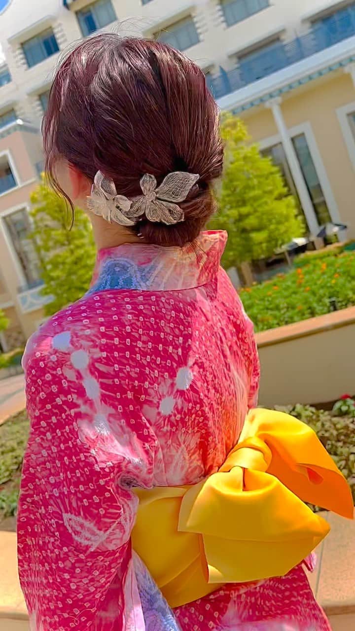 桜奈あいのインスタグラム：「. #浴衣 ☀️ . . @ran_kiyoka.acha . . #yukata」