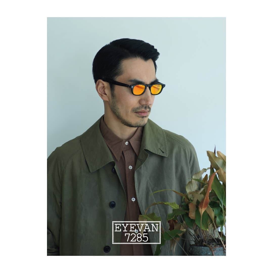 のインスタグラム：「. #EYEVAN7285 . 2023AW Campaign image Model: 351  #moderncraftwork #japaneseeyewear #handmadeinjapan」