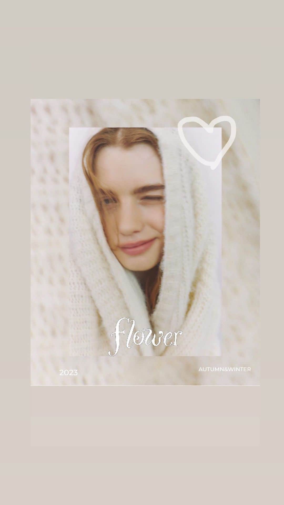 flower OFFICIAL WEB STOREのインスタグラム：「flower 2023AW start🌛❤︎☁️」