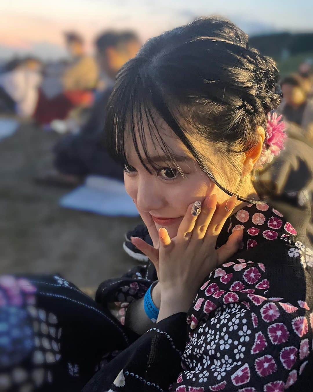 のインスタグラム：「今年の夏は去年よりもたくさん夏らしいことできて、ちょっと夏が好きになりました☺︎  9月も一緒に頑張りましょうね」