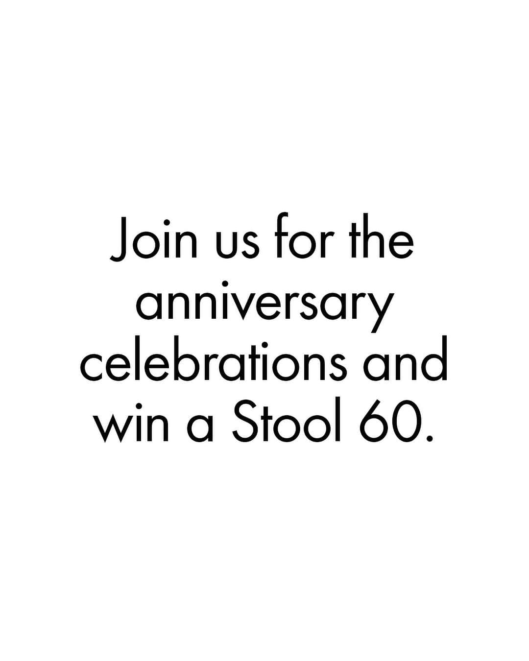 Artekのインスタグラム：「Stool 60: a companion for life.  Join in on the celebrations and win a Stool 60 of your choice* by sharing a picture, video or illustration of your very own stool, your companion for life.   On September 29th the Artek team will pick the 5 most exciting contributions and post them on @artekglobal Instagram. The two winners will be chosen by you, our community.   To enter:  🔸 Produce original content, be it a picture, video or illustration, showing Stool 60 as your companion for life.   🔸Post it on Instagram and/or Facebook, tagging @artekglobal and using the hashtag #90yearsofstool60    We cannot wait to see Stool 60 in your homes, good luck!     To learn more and for T&C´s visit the link in bio.  *T&C’s Apply」