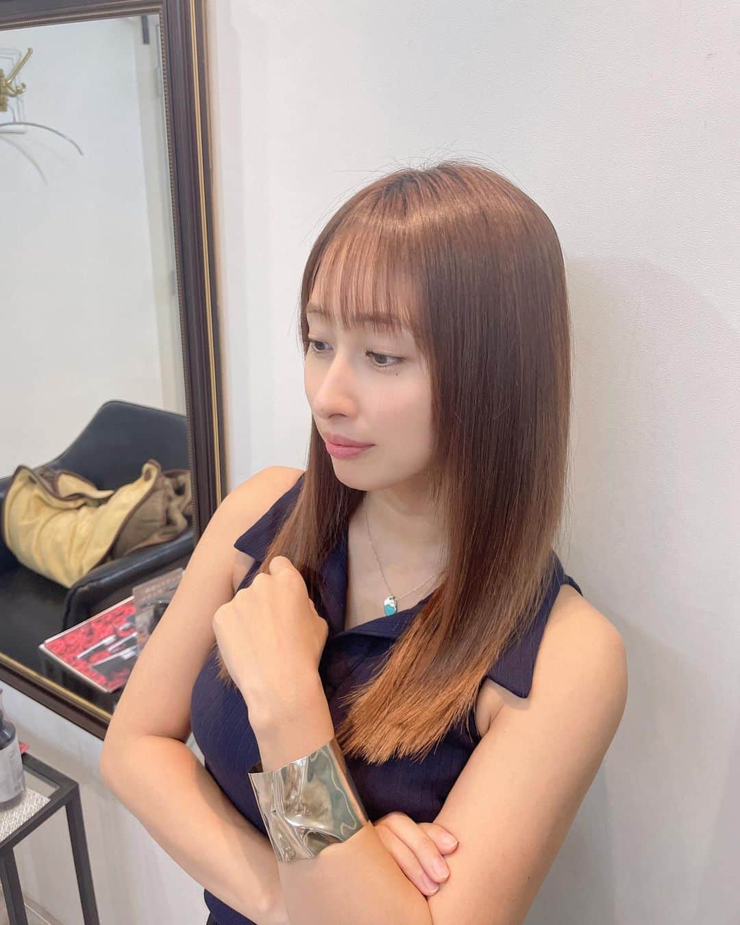 古谷未寿城さんのインスタグラム写真 - (古谷未寿城Instagram)「髪の毛生き返った〜〜！！ 夏も終わりなので前髪切りました🫶」9月1日 19時26分 - miduki___f1012