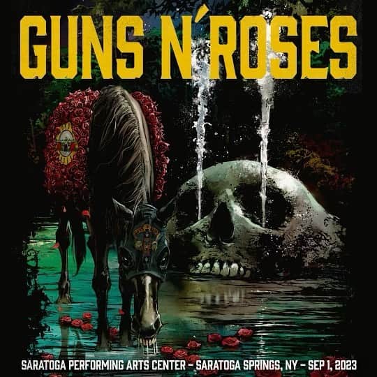 Guns N' Rosesさんのインスタグラム写真 - (Guns N' RosesInstagram)「Saratoga, let’s hear you tonight! 🔥」9月2日 1時39分 - gunsnroses
