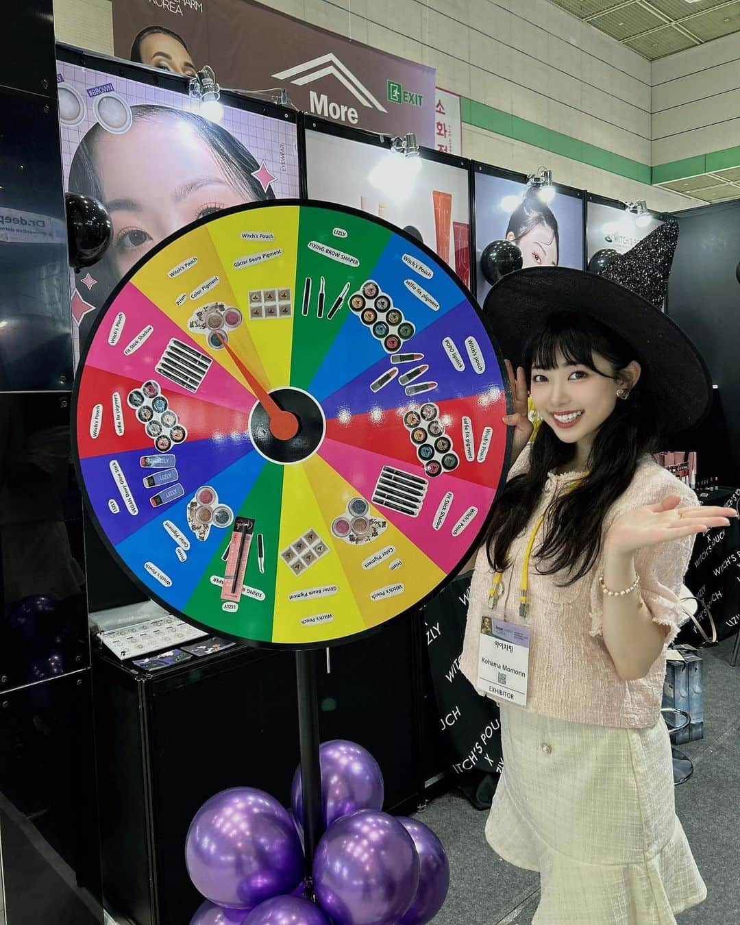  小浜桃奈さんのインスタグラム写真 - ( 小浜桃奈Instagram)「🧙‍♀️ 8月30日から本日9月1日まで 韓国三成にあるCOEXで開催されていた ✨interCHARM KOREA 2023✨に行ってきました💄  @witchspouch_jp のブースが大きくあり、 私の写真も飾ってあって嬉しかったです🩷 韓国のイベントにまた参加できるように、沢山の人に @witchspouch_jp の魅力を伝えられるように頑張ります🌈」9月1日 20時40分 - momona_kohama