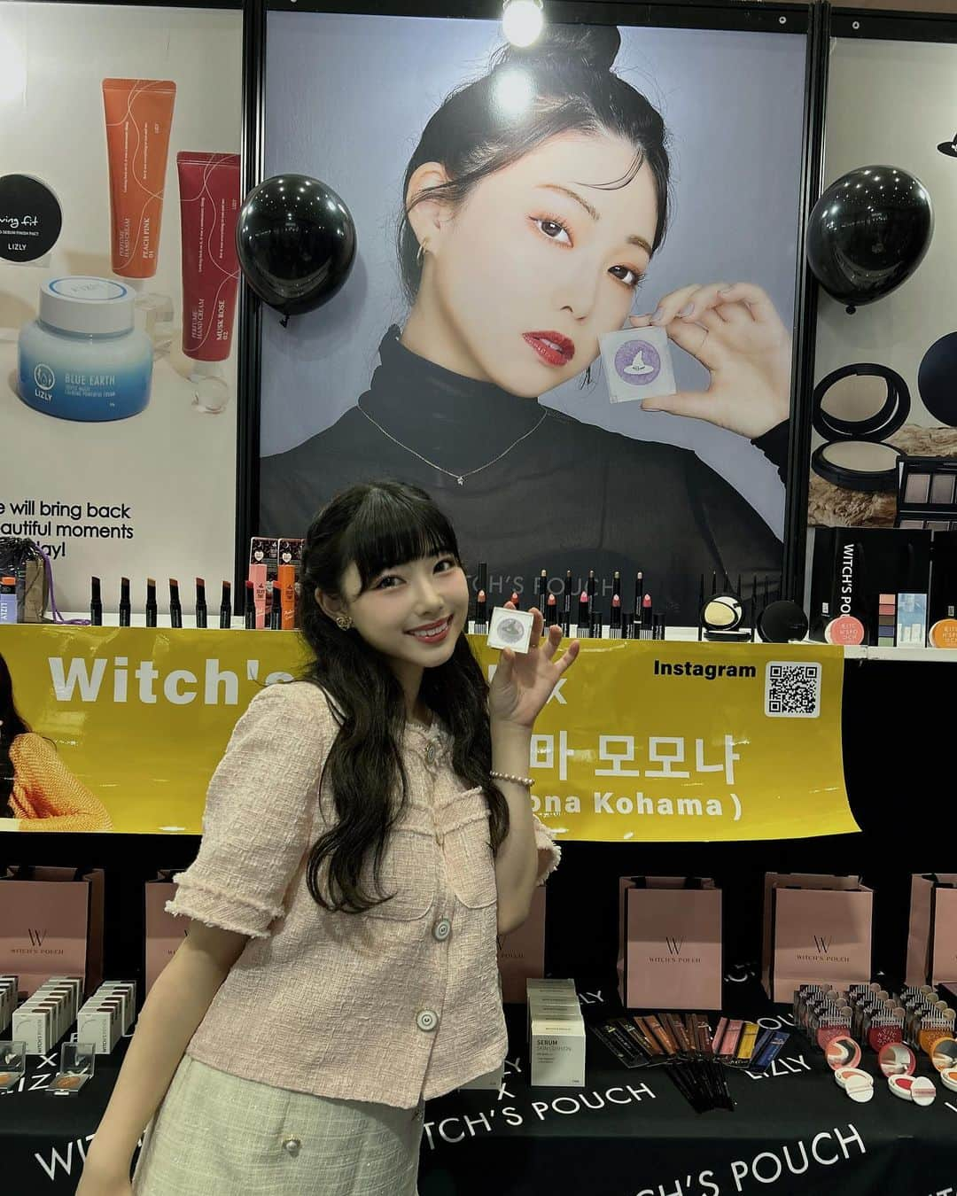  小浜桃奈さんのインスタグラム写真 - ( 小浜桃奈Instagram)「🧙‍♀️ 8月30日から本日9月1日まで 韓国三成にあるCOEXで開催されていた ✨interCHARM KOREA 2023✨に行ってきました💄  @witchspouch_jp のブースが大きくあり、 私の写真も飾ってあって嬉しかったです🩷 韓国のイベントにまた参加できるように、沢山の人に @witchspouch_jp の魅力を伝えられるように頑張ります🌈」9月1日 20時40分 - momona_kohama