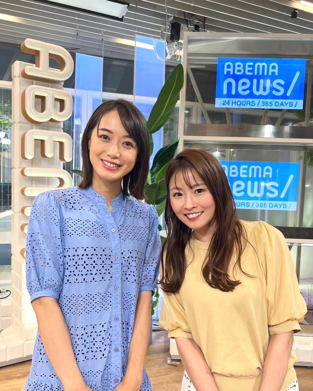 八木麻紗子さんのインスタグラム写真 - (八木麻紗子Instagram)「. 金曜日のABEMAニュースを一緒に担当する 楪さん @nozomi_yuzuriha_official と✨ あーだこーだおしゃべりするのがいつも楽しい🤭 年下なのにしっかりしてて行動力があって、 刺激をもらってます。  きょうから9月。 まだまだ暑い日が続きますが、元気に過ごしましょうね🍀  #abemaニュース #abema #楪望 さん #テレビ朝日アナウンサー #八木麻紗子 #やはり私大きいな」9月1日 21時03分 - yagi_masako