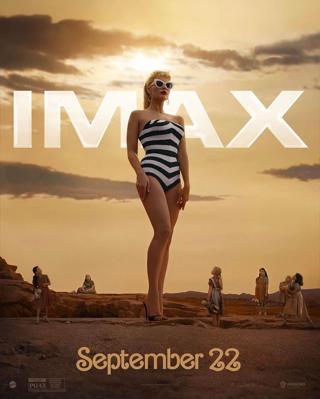 Warner Bros. Picturesのインスタグラム：「It’s time to expand your Barbie collection with the ✨IMAX edition✨. Starting September 22, experience #BarbieTheMovie  with never-before-seen post-credit footage. Tickets on sale NOW at the link in bio.」