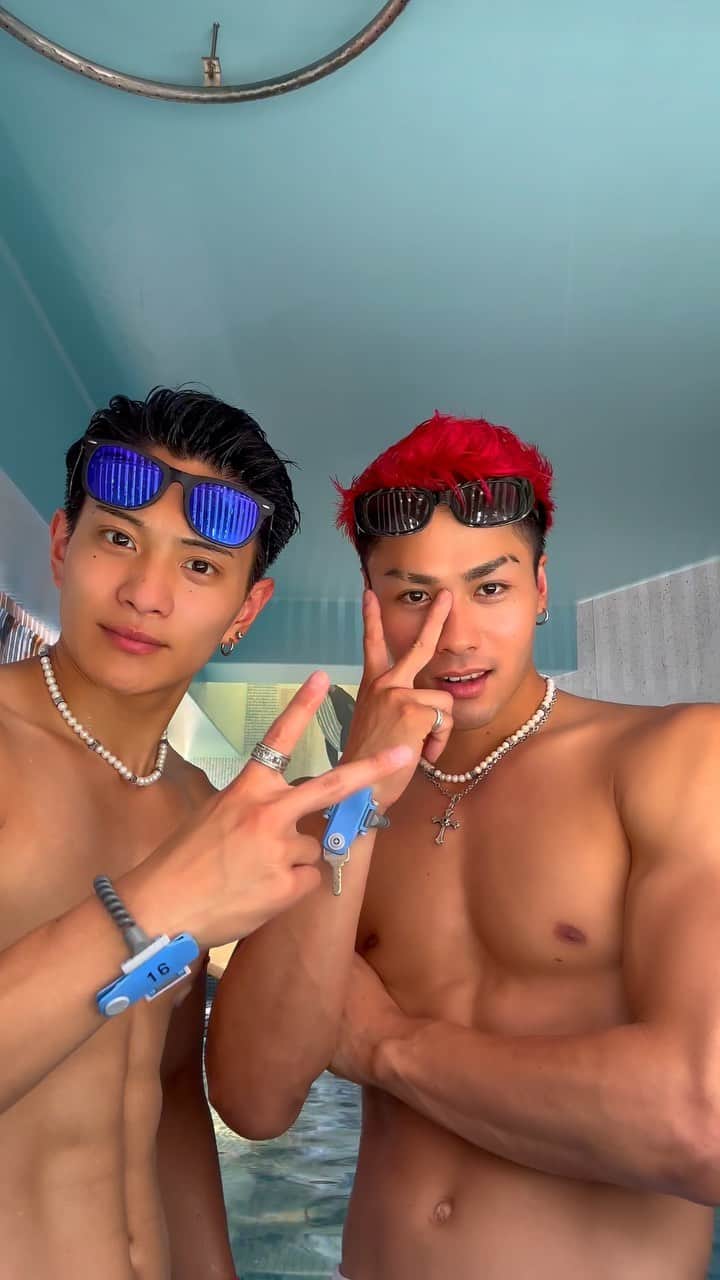 加藤玲大のインスタグラム：「REO&TAIRI #fyp」